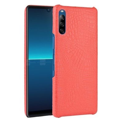 Croco Cover - Sony Xperia L4 - Rød