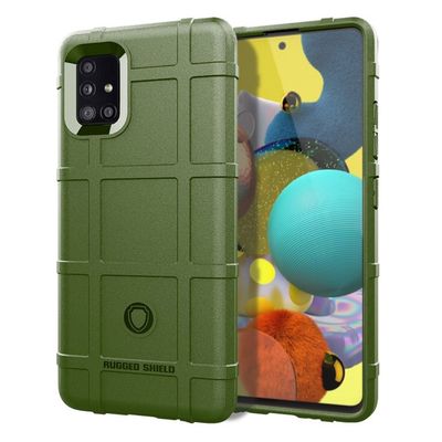Rugged Shield Samsung Galaxy A51 deksel - Grønn