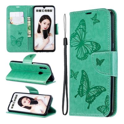 Butterfly Huawei P Smart 2019 veske - Grønn