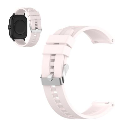 20 mm silikoneurrem til Amazfit GTS-enheder - Lyserød