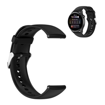 22 mm sporty klokkerem i silikon til Huawei-klokke - Svart