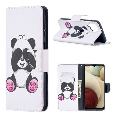 Wonderland Samsung Galaxy A12 5G Flippetui - Baby Panda