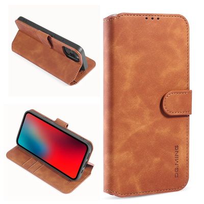 DG.Ming Retro iPhone 13 Pro fodral - Brun