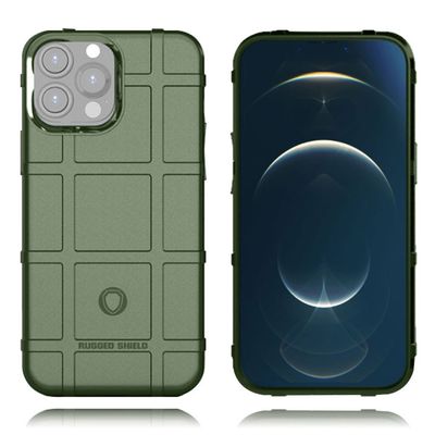 Rugged Shield Etui iPhone 13 Pro - Grønn