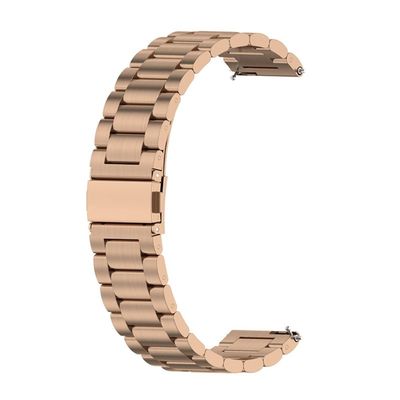 20 mm Huawei Watch GT 3 (42 mm) / GT 2 42 mm urrem i rustfrit stål - Rødguld