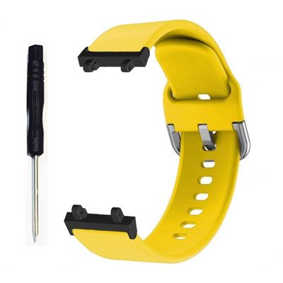 Amazfit T-Rex 2 fleksibel silikone urrem - Gul