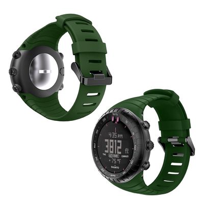 Suunto Core Holdbar Silikon Klokkereim - Army Grønn