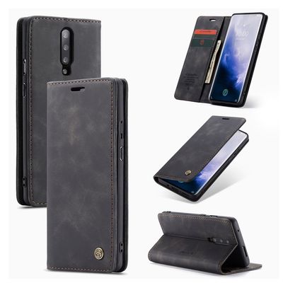CaseMe vintage OnePlus 7 Pro fodral - Svart