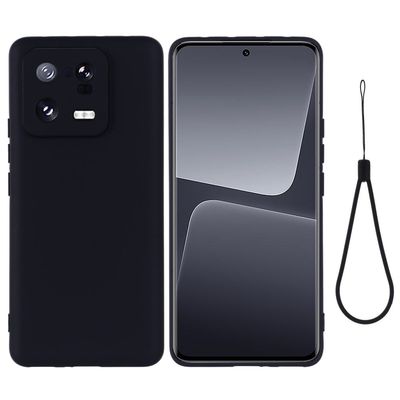 Matt flytende silikondeksel for Xiaomi 13 Pro - Svart