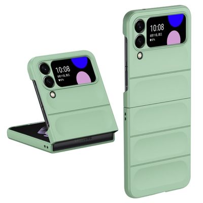 Blødt grebsformet cover til Samsung Galaxy Z Flip3 5G - Grøn