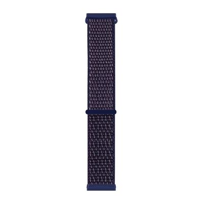 Fitbit Sense 2 / Versa 4 nylonhihna - Tummansininen