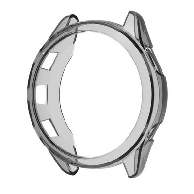 Garmin Forerunner 965 cover med klar ramme - Gennemsigtig Sort