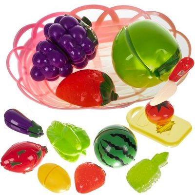 Lekefrukter for barn - 10 deler - Tre