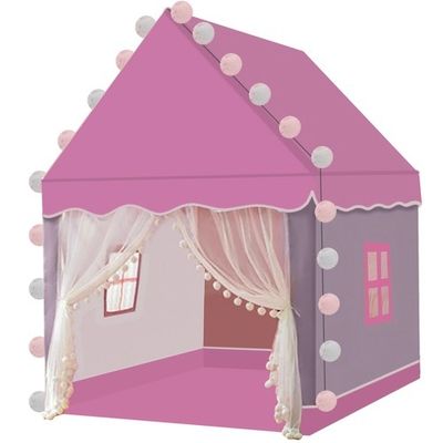 Leikkiteltta Lapsille / Lastenteltta LED-valoilla - 130cm
