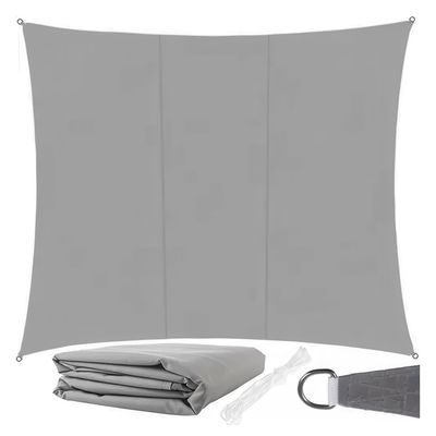 Solsegel med UV-Skydd för Uteplats – 4x3 m - Grey