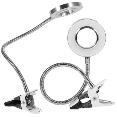 Skrivebordslampe med klemme - LED bordlampe