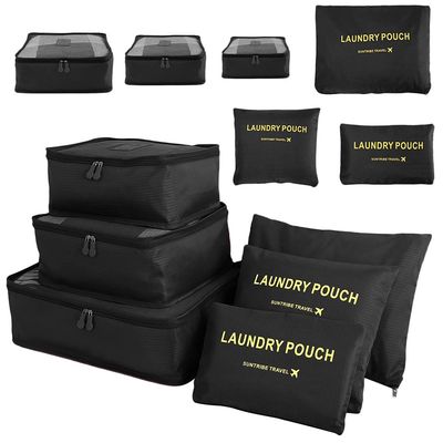 Organizer til Koffert - 6-deler - Vesker for Reise - Black