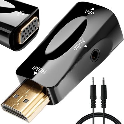 HDMI VGA-adapteri 3,5 mm AUX:lla