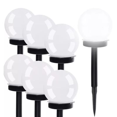 Hagelampe Solcelle / Lampe - 6 stk