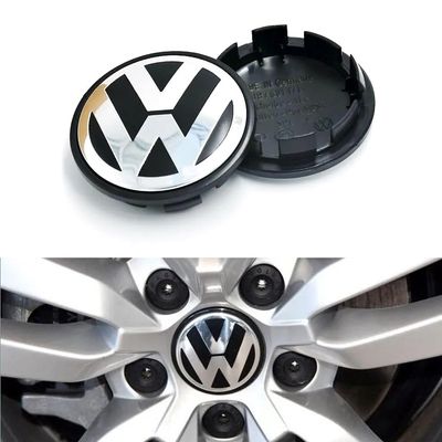 Volkswagen VW Senterkopper / Hjulnav Bil Emblem - 4-pak - 56 mm