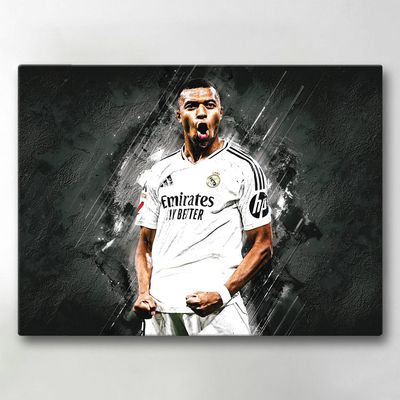 Lerretsbilde / Bilde - Mbappe - 40x30 cm - Lerret
