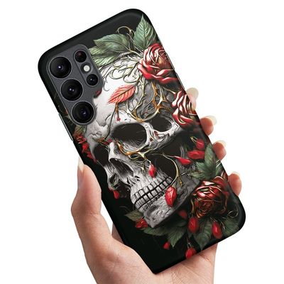 Deksel / Mobildeksel til Samsung Galaxy S25 Ultra - Skull Roses