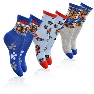 Paw Patrol Barnestrømper / Strømper for Barn - 3-Pakning - 31/34