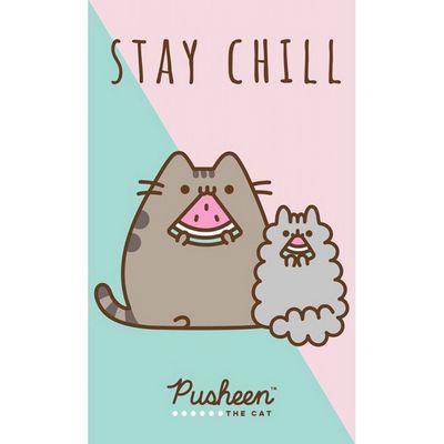 Pusheen Stay Chill håndkle & ansiktshåndkle 30×50 cm