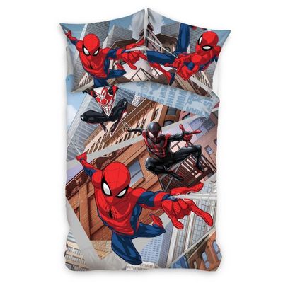 Spider-Man Swing dynetrekksett 140×200 cm, 70×90 cm