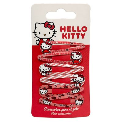 Hello Kitty Søtt 6-delt Hårspennesett