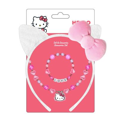 Hello Kitty Korut ja Hiuspanta – 3-osainen Asustesarja