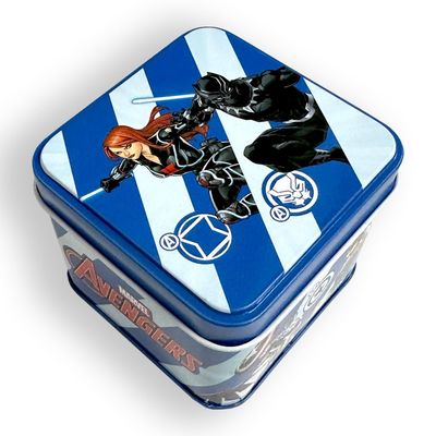 Avengers Svart Mini Metallboks 7,5 cm