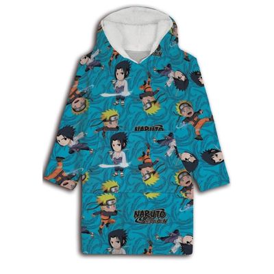 Naruto Chibi Myk Pull-over Fleece-pledd, Poncho
