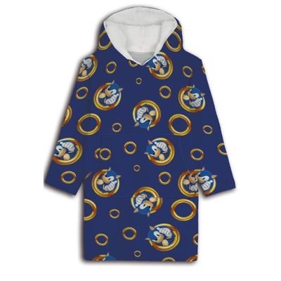 Sonic the Hedgehog Voksen Brukbar Plysj Isbjørn, Poncho