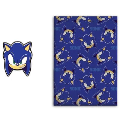 Sonic the Hedgehog fleecepledd og dekorativt putesett