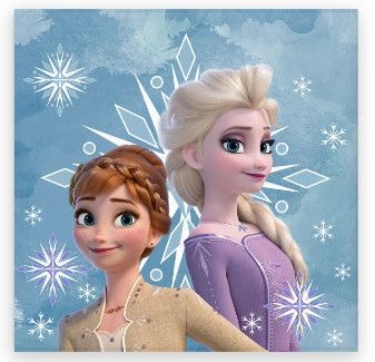 Disney Frozen Snøfnugg Håndkle, Ansiktshåndkle, Badehåndkle 30x30 cm - Perfekt for små fans!