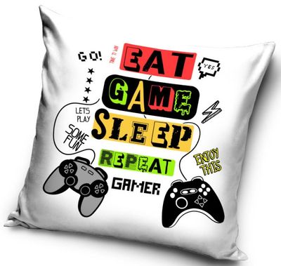 Gamer dynetrekk 40x40 cm - Perfekt for gamere!