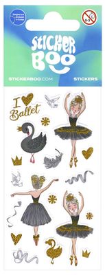 Ballerinaklistremerker - Sett med klistremerker for ballett