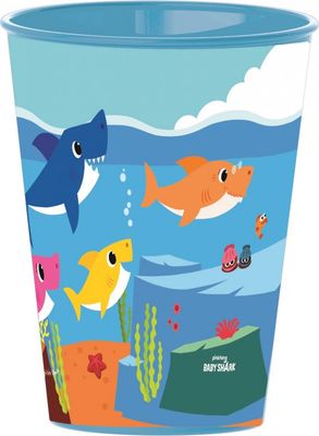 Baby Shark plastik krus, 260 ml
