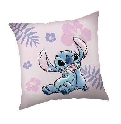 Lilo og Stitch rosa velour putetrekk 40x40 cm - Disney