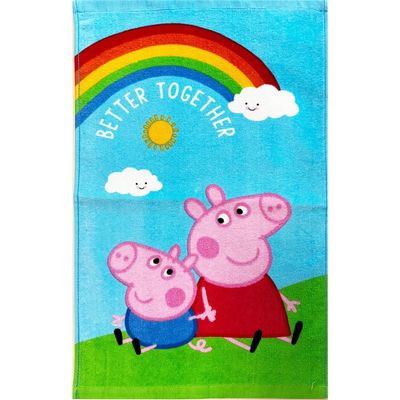 Peppa Pig håndkle, ansiktsklut, 30x50 cm