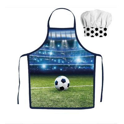 Barneforkle i 2-pakning med fotballstadionmotiv
