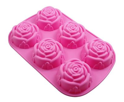 Silikonform / Isform / Bakeform i Silikon - Roser