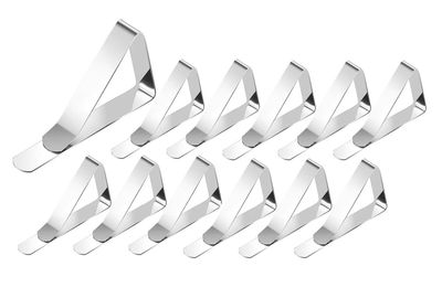 Dugklemmer / Dugholdere – Klemmer i metal - 12-Pack