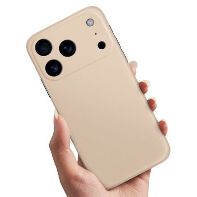 Deksel / Mobildeksel til iPhone 17 Pro - Beige