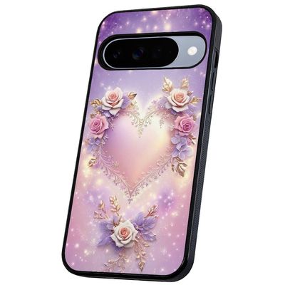 Google Pixel 10/10 Pro - Deksel/Mobildeksel Heart
