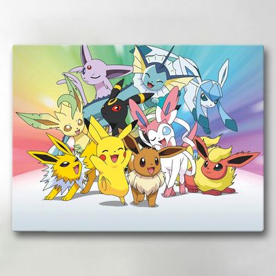 Lerretsbilde / Bilde - Pokemon - 40x30 cm - Lerret