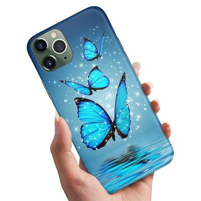 Deksel / Mobildeksel til iPhone 12 / 12 Pro - Glitrende Sommerfugler