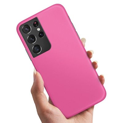 Deksel / Mobildeksel til Samsung Galaxy S21 Ultra - Rosa