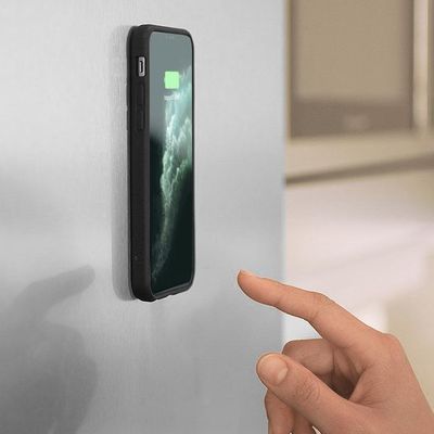 iPhone 12 / Pro - Magnetisk Deksel / Mobilskall - Svart